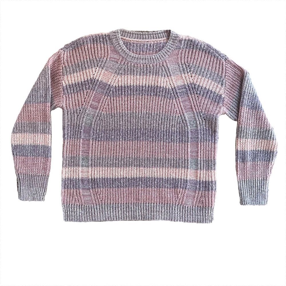 Christopher & Banks Pastel Blended Stripped Sweater Size 0X/XL - Picture 2 of 9
